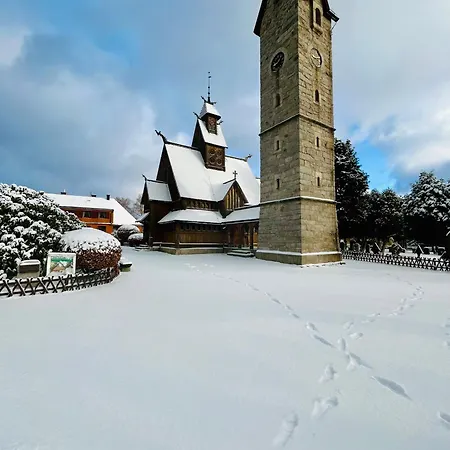 Weranda Sniezka Klimatyczne Mieszkanie Z Widokiem Na Sniezke 10 Minut Do Wyciagow I Swiatyni Wang, Parking W Cenie アパート カルパッチ